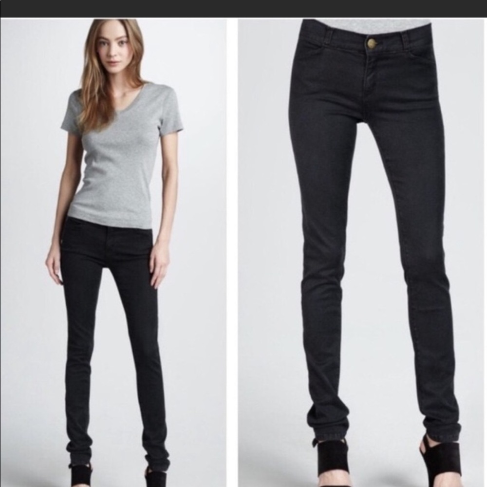 Women’s Current/Elliott Matte Black Skinny Jeans